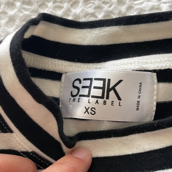 SEEK the label body con striped dress - Picture 3 of 3